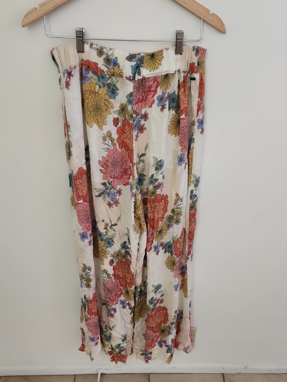 O'Neill Tymea Cream Floral Pants Large - Picture 6 of 6